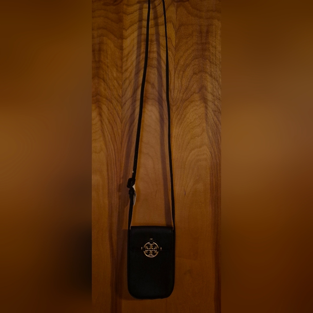 Tory Burch Black Leather Crossbody Bag